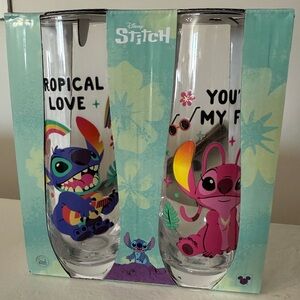 Disney Stitch Stemless Glass Set